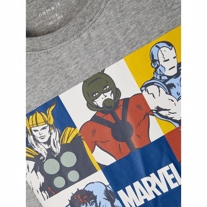 NAME IT Marvel Tee Arthur Grey Melange